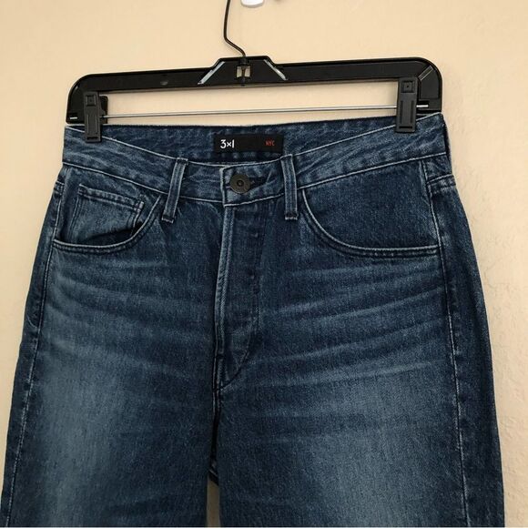 3x1 Higher Ground Gusset Cropped Flared Jeans Size 25 in Elvia 70s Boho Gypsy - Picture 9 of 15